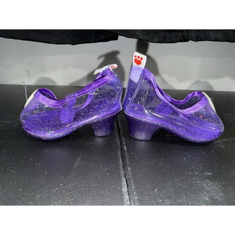Build-A-Bear Ariel Cameo Limited Edition Purple Sparkly High Heel BAB‎ Shoes